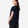 T-Shirts | Women Helly Hansen W Knotted T-Shirt, Navy 597 Navy