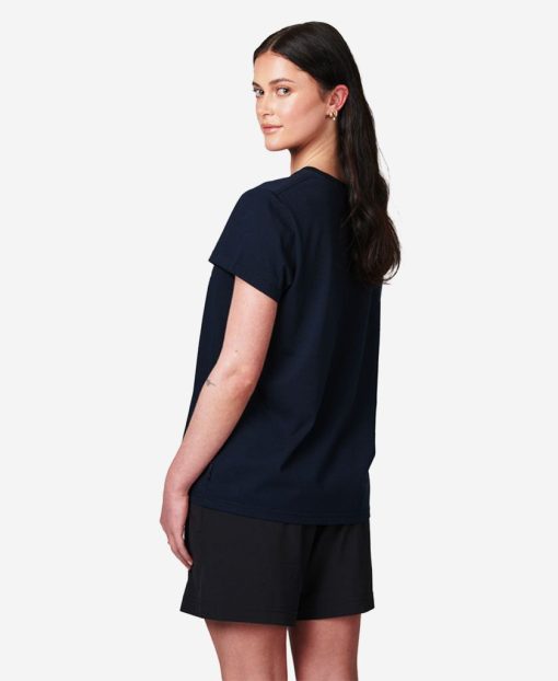 T-Shirts | Women Helly Hansen W Knotted T-Shirt, Navy 597 Navy