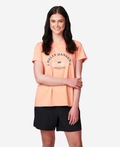 T-Shirts | Women Helly Hansen W Knotted T-Shirt, Rose Quartz 058 Rose Quartz