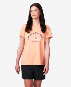 T-Shirts | Women Helly Hansen W Knotted T-Shirt, Rose Quartz 058 Rose Quartz