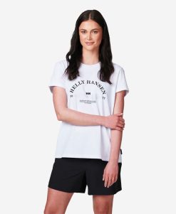 T-Shirts | Women Helly Hansen W Knotted T-Shirt, White 001 White