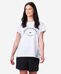 T-Shirts | Women Helly Hansen W Knotted T-Shirt, White 001 White