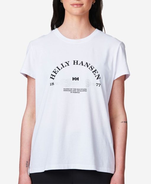 T-Shirts | Women Helly Hansen W Knotted T-Shirt, White 001 White