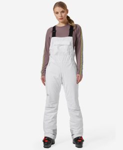 Snow Pants & Bibs | Women Helly Hansen W Legendary Insulated Bib Pant, White 001 White