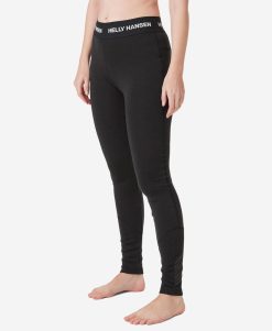 Outdoor Pants & Bibs | Women Helly Hansen W Lifa Merino Midweight Pant, Black 990 Black