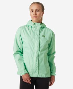 Rain Jackets | Women Helly Hansen W Loke Jacket, Mint 419 Mint