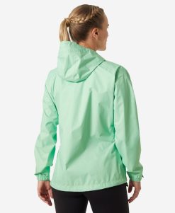 Rain Jackets | Women Helly Hansen W Loke Jacket, Mint 419 Mint