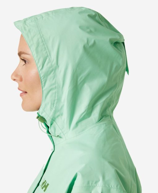 Rain Jackets | Women Helly Hansen W Loke Jacket, Mint 419 Mint