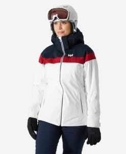 Snow Jackets | Women Helly Hansen W Motionista Lifaloft, White 001 White