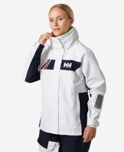 Sailing Jackets | Women Helly Hansen W Newport Inshore Jacket, White 001 White