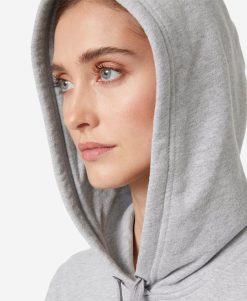 Hoodies & Jumpers | Women Helly Hansen W Nord Graphic Pull Over Hoodie, 951 Grey Melange