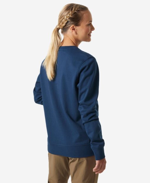 Hoodies & Jumpers | Women Helly Hansen W Nord Graphic Sweatshirt, Ocean 584 Ocean