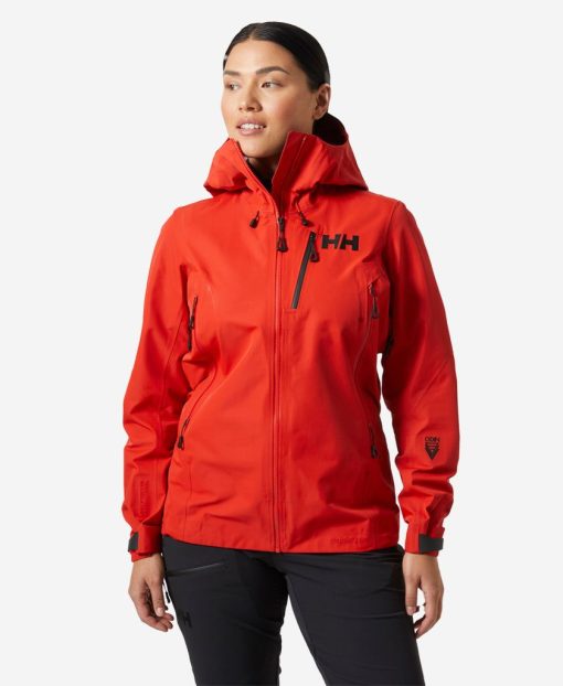 Outdoor & Hiking Jackets | Women Helly Hansen W Odin 9 Worlds Infinity Jacket, Infinity Red 126 Infinity Red