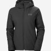 Insulated Midlayer Jackets | Women Helly Hansen W Odin Stretch Hooded Insulator Jacket, Black 991 Black