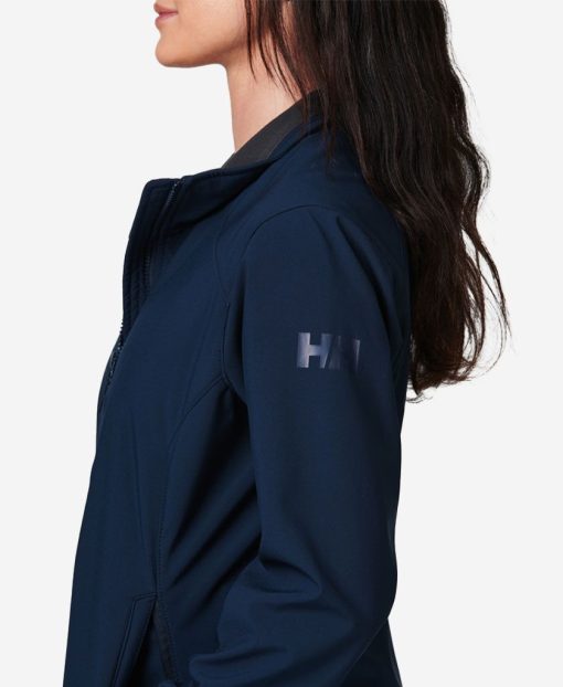 Shell Jackets | Women Helly Hansen W Paramount Softshell Jacket, Navy 597 Navy