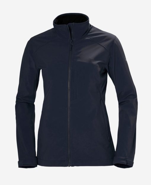 Shell Jackets | Women Helly Hansen W Paramount Softshell Jacket, Navy 597 Navy