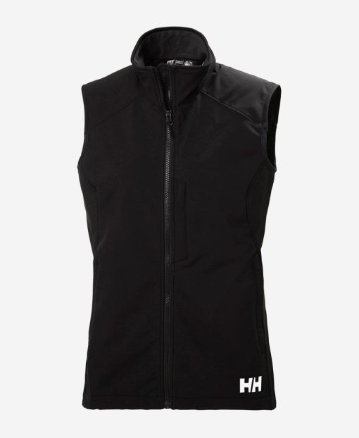 Outdoor & Hiking Jackets | Women Helly Hansen W Paramount Softshell Vest, Black 990 Black