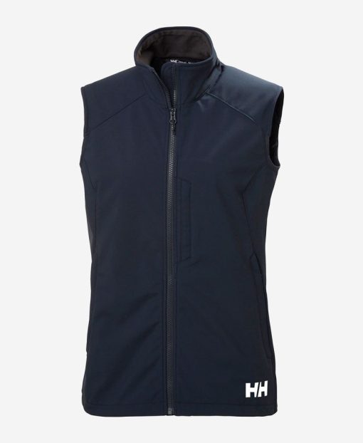 Outdoor & Hiking Jackets | Women Helly Hansen W Paramount Softshell Vest, Navy 597 Navy