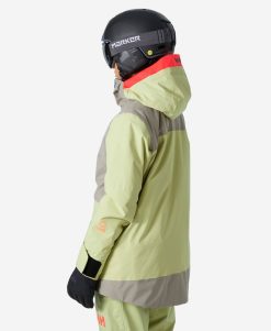 Snow Jackets | Women Helly Hansen W Powchaser 2.0 Jacket, Iced Matcha 498 Iced Matcha