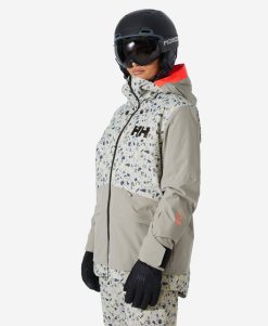 Snow Jackets | Women Helly Hansen W Powchaser 2.0 Jacket, Terrazzo 885 Terrazzo