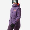 Snow Jackets | Women Helly Hansen W Powderqueen 3.0 Jacket, Crushed Grape 678 Crushed Grape