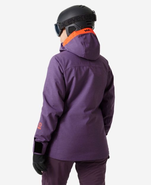 Snow Jackets | Women Helly Hansen W Powderqueen 3.0 Jacket, Crushed Grape 678 Crushed Grape