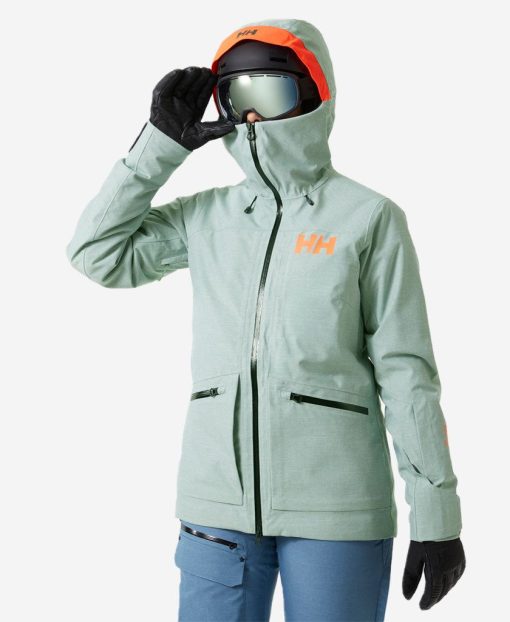 Snow Jackets | Women Helly Hansen W Powderqueen 3.0 Jacket, Jade 2.0 Me 406 Jade 2.0 Me