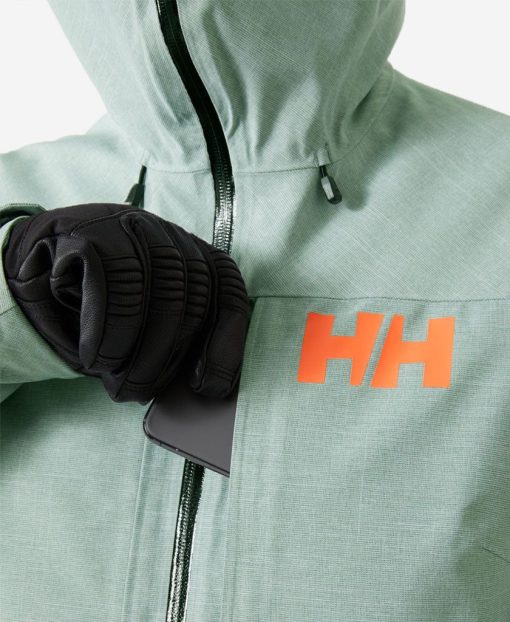 Snow Jackets | Women Helly Hansen W Powderqueen 3.0 Jacket, Jade 2.0 Me 406 Jade 2.0 Me