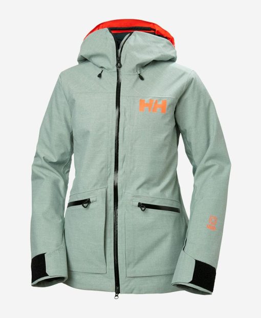 Snow Jackets | Women Helly Hansen W Powderqueen 3.0 Jacket, Jade 2.0 Me 406 Jade 2.0 Me