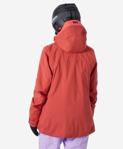 Snow Jackets | Women Helly Hansen W Powshot Jacket, Poppy Red 101 Poppy Red