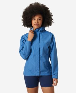 Rain Jackets | Women Helly Hansen W Seven J Jacket, Azurite 636 Azurite