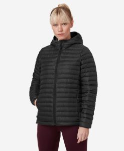 Puffy Jackets | Women Helly Hansen W Sirdal Hooded Insulator Jacket, Black 990 Black