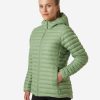 Outdoor & Hiking Jackets | Women Helly Hansen W Sirdal Hooded Insulator Jacket, Jade 2.0 406 Jade 2.0