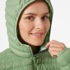 Outdoor & Hiking Jackets | Women Helly Hansen W Sirdal Hooded Insulator Jacket, Jade 2.0 406 Jade 2.0