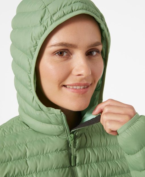 Outdoor & Hiking Jackets | Women Helly Hansen W Sirdal Hooded Insulator Jacket, Jade 2.0 406 Jade 2.0