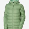 Outdoor & Hiking Jackets | Women Helly Hansen W Sirdal Hooded Insulator Jacket, Jade 2.0 406 Jade 2.0