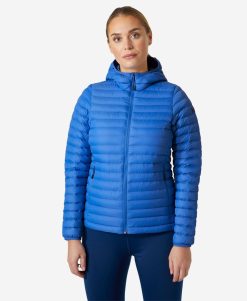 Outdoor & Hiking Jackets | Women Helly Hansen W Sirdal Hooded Insulator Jacket, Ultra Blue 554 Ultra Blue