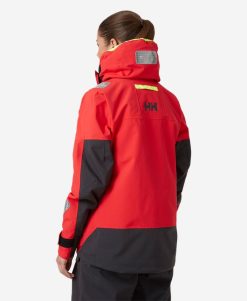 Sailing Jackets | Women Helly Hansen W Skagen Offshore Jacket, Red 222 Alert Red