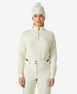 Hoodies & Jumpers | Women Helly Hansen W St. Moritz Knit 2.0 Sweater 047 Snow