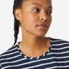 T-Shirts | Women Helly Hansen W Thalia Summer Top, Navy Stripe 598 Navy Stripe