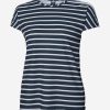 T-Shirts | Women Helly Hansen W Thalia Summer Top, Navy Stripe 598 Navy Stripe