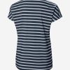 T-Shirts | Women Helly Hansen W Thalia Summer Top, Navy Stripe 598 Navy Stripe