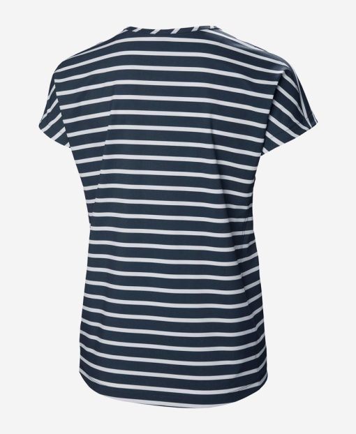 T-Shirts | Women Helly Hansen W Thalia Summer Top, Navy Stripe 598 Navy Stripe