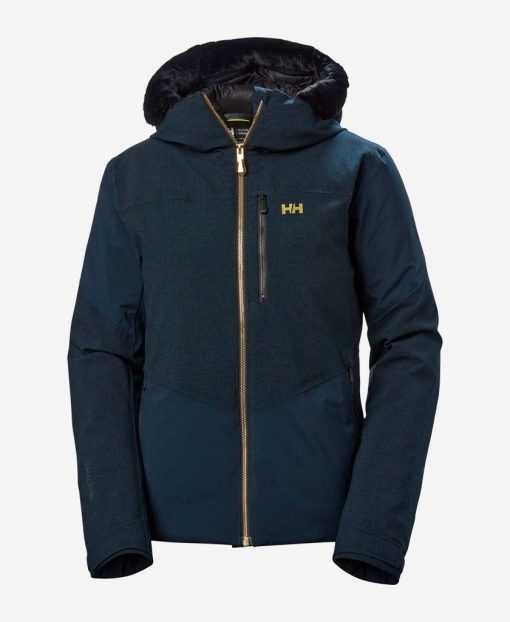 Snow Jackets | Women Helly Hansen W Valdisere 2.0 Jacket, Navy 597 Navy