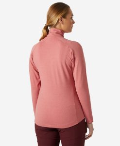 Hoodies & Jumpers | Women Helly Hansen W Verglas 1/2 Zip, Poppy Red 101 Poppy Red