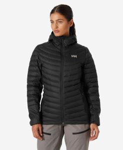 Puffy Jackets | Women Helly Hansen W Verglas Hood Down Insulator, 992 Black