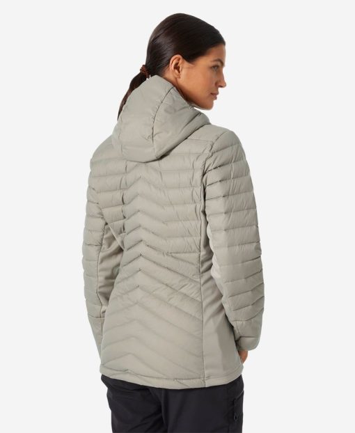 Puffy Jackets | Women Helly Hansen W Verglas Hooded Down Hybrid Insulator, Terrazzo 885 Terrazzo