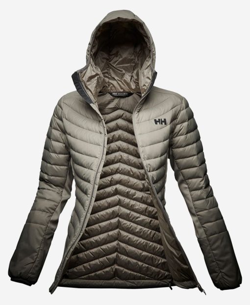 Puffy Jackets | Women Helly Hansen W Verglas Hooded Down Hybrid Insulator, Terrazzo 885 Terrazzo