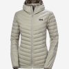 Puffy Jackets | Women Helly Hansen W Verglas Hooded Down Hybrid Insulator, Terrazzo 885 Terrazzo