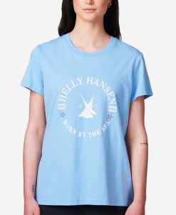 T-Shirts | Women Helly Hansen W Voyage T-Shirt, Bright Blue 627 Bright Blue